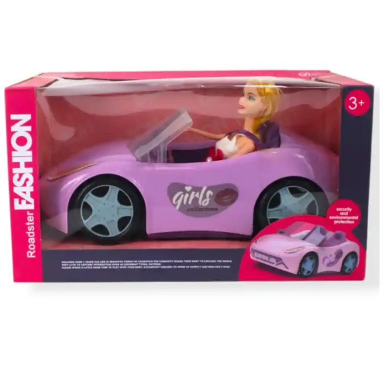 SWISSHOME - MUÑECA EN CARRO CONVERTIBLE JUGUETE PARA NIÑAS +3 AÑOS
