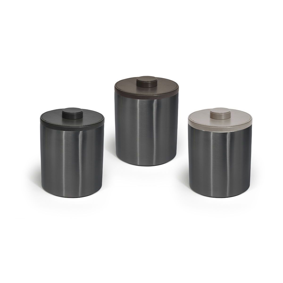 FOH - Cubeta de acero inoxidable para hielo - Pack de 4 unidades