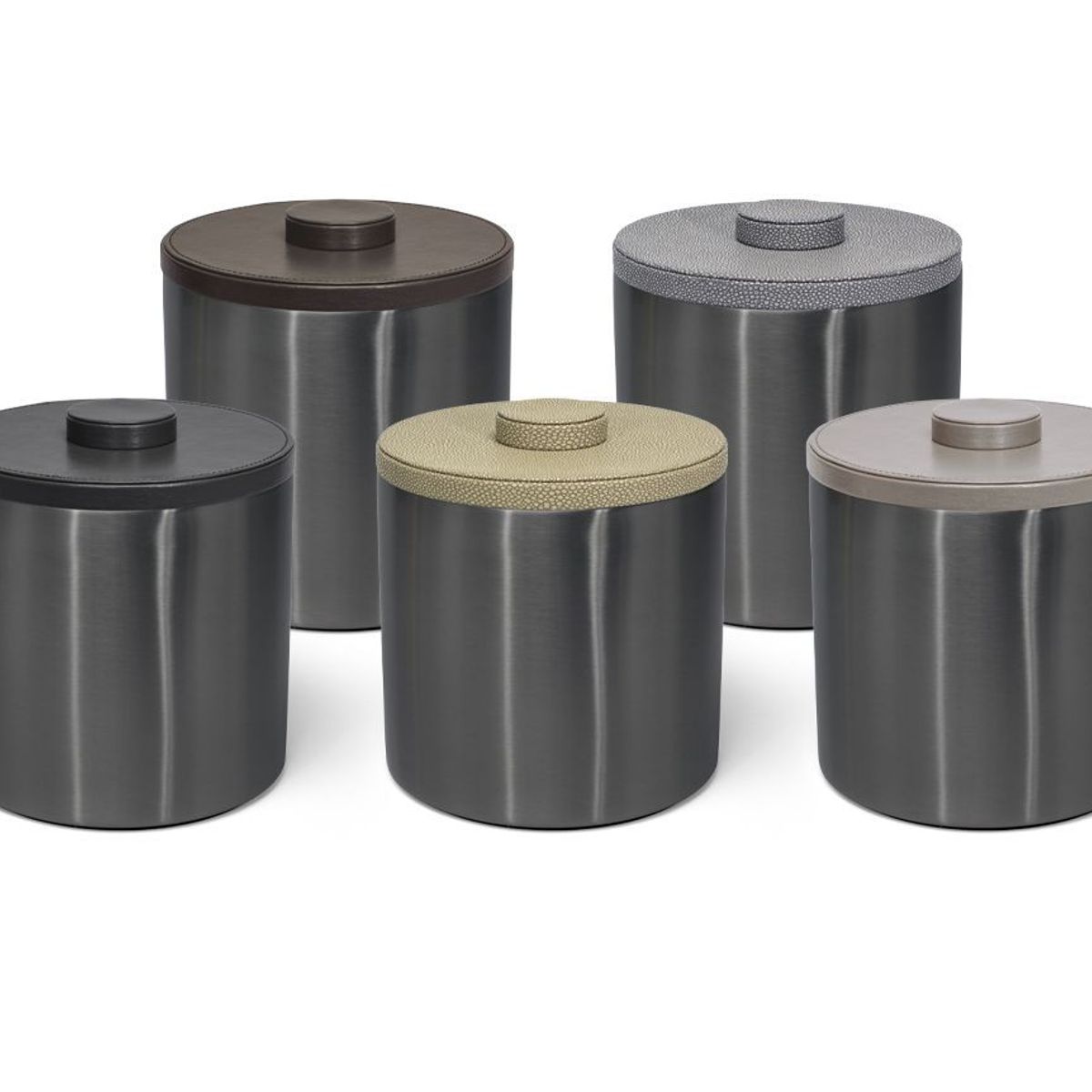 FOH - Cubeta de Hielo de 3 qt - Acero Inoxidable - Pack de 4 pcs