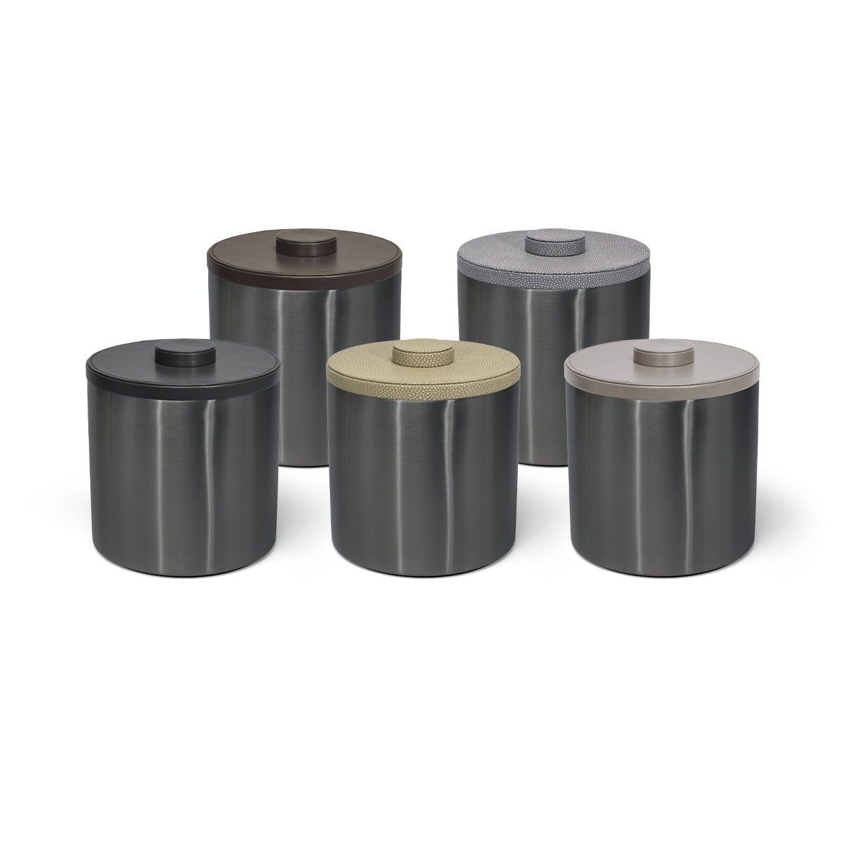 FOH - Cubeta de Hielo de 3 qt - Acero Inoxidable - Pack de 4 pcs