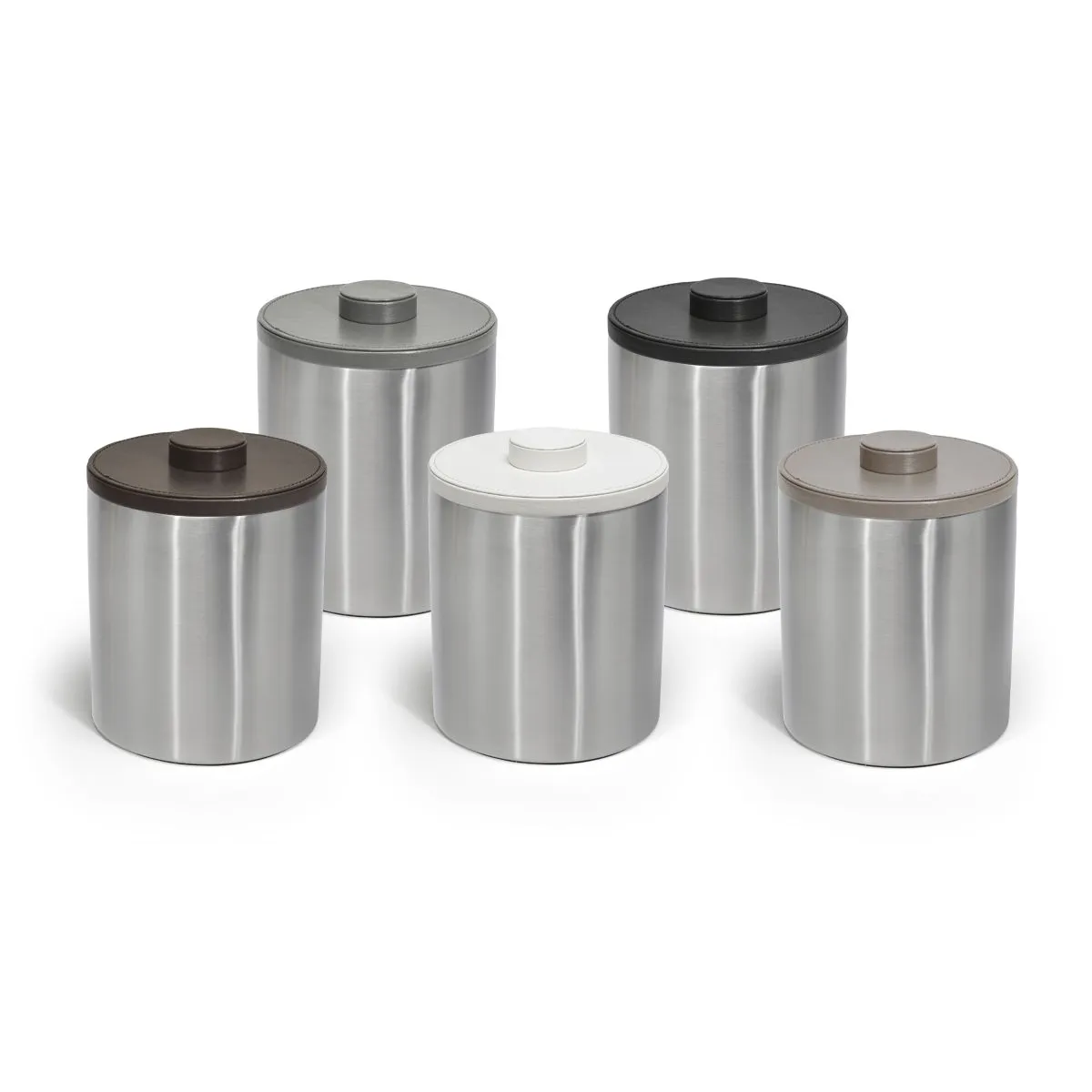 FOH - Cubeta de Hielo Acero Inoxidable 2 qt - Pack de 4 unidades