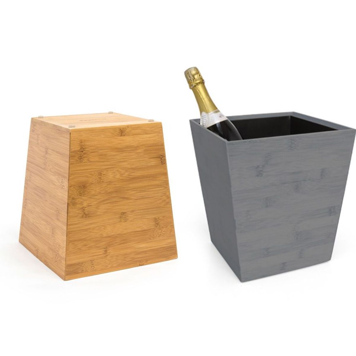 FOH - Cubeta de Bambú Natural - Bamboo Flare Pack de 4 Piezas