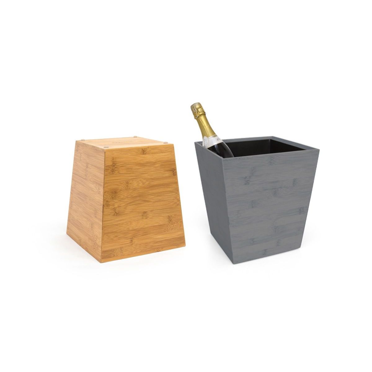 FOH - Cubeta de Bambú Natural - Bamboo Flare Pack de 4 Piezas