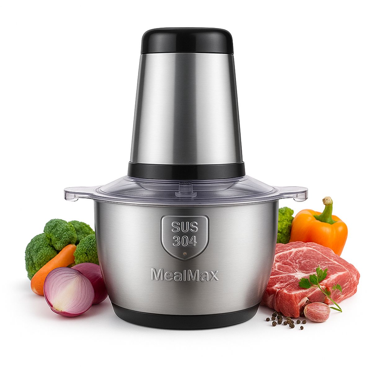 SOKANY - Procesador De Alimentos Picadora Eléctrica 400w 20l Sokany