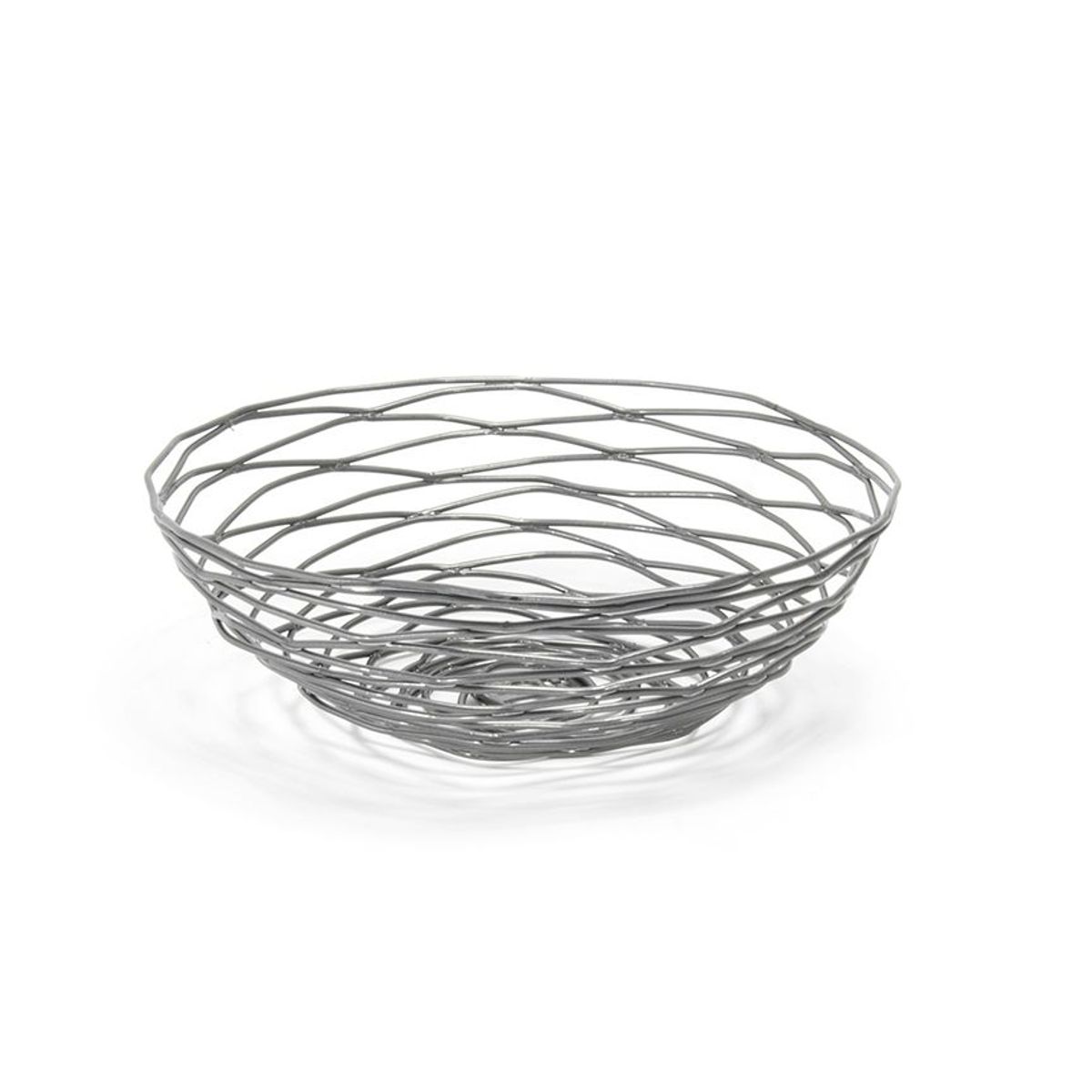 FOH - Cesta Redonda de Peltre 8 Pack de 6 Piezas