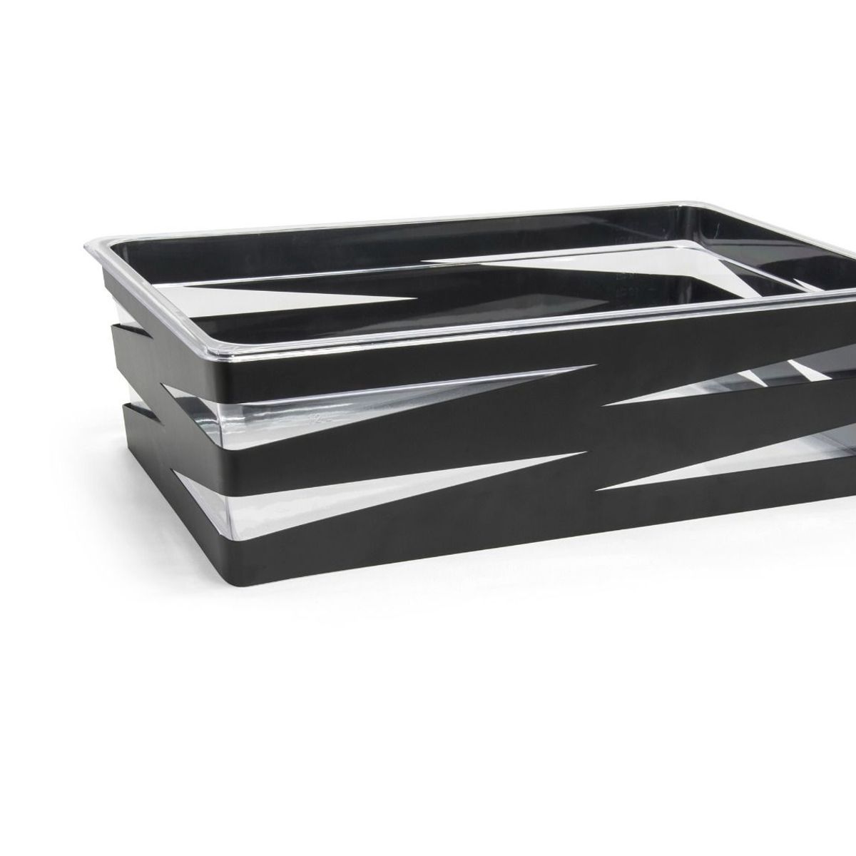 FOH - Juego de 2 Cesta Zig Zag HousingPan Set - Profundas