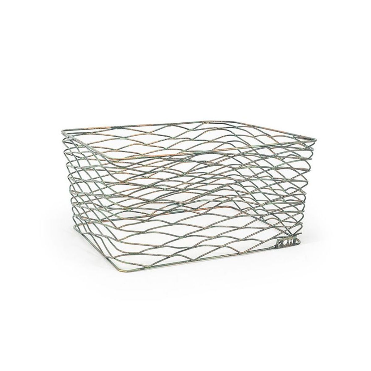 FOH - Cesta Patina 12 Tamaño - Profundo x 2 pcs - Marca