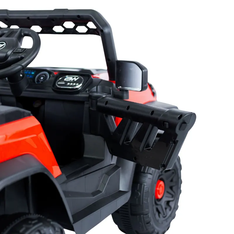 PRINSEL - Carro Eléctrico Rubicon 12v Prinsel Llantas En Goma Rojo