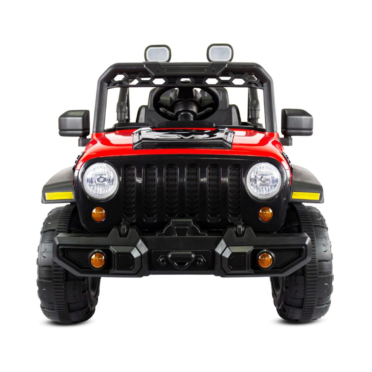 PRINSEL - Carro Eléctrico Rubicon 12v Prinsel Llantas En Goma Rojo