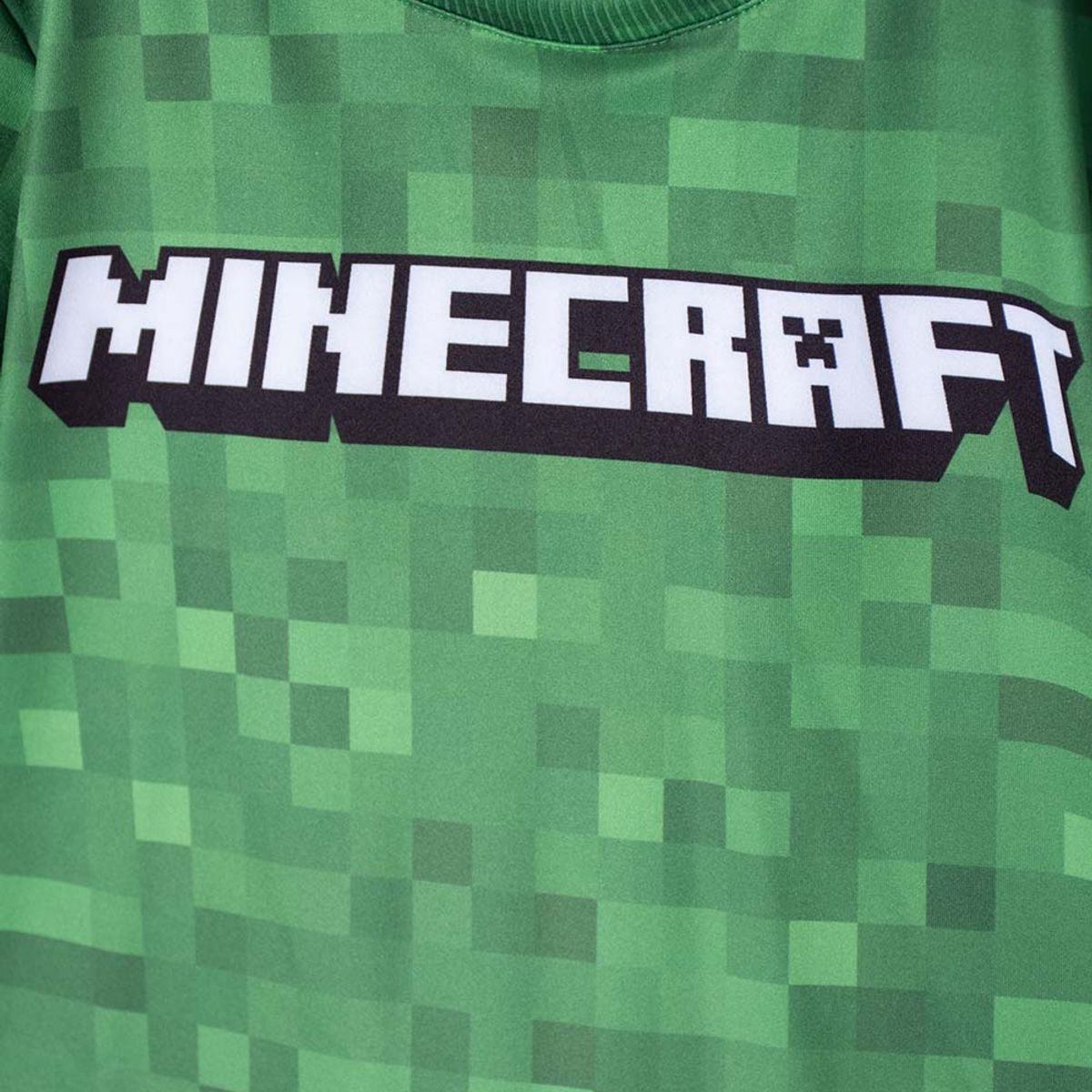 MINECRAFT - Camiseta de Minecraft con capucha verde para niño