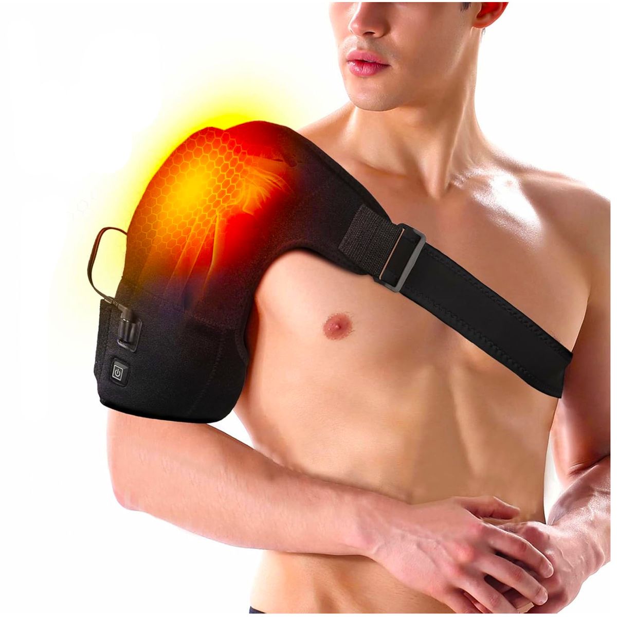 ONE PIXEL - Masajeador De Hombro Con Temperatura Calor Almohadilla Térmica
