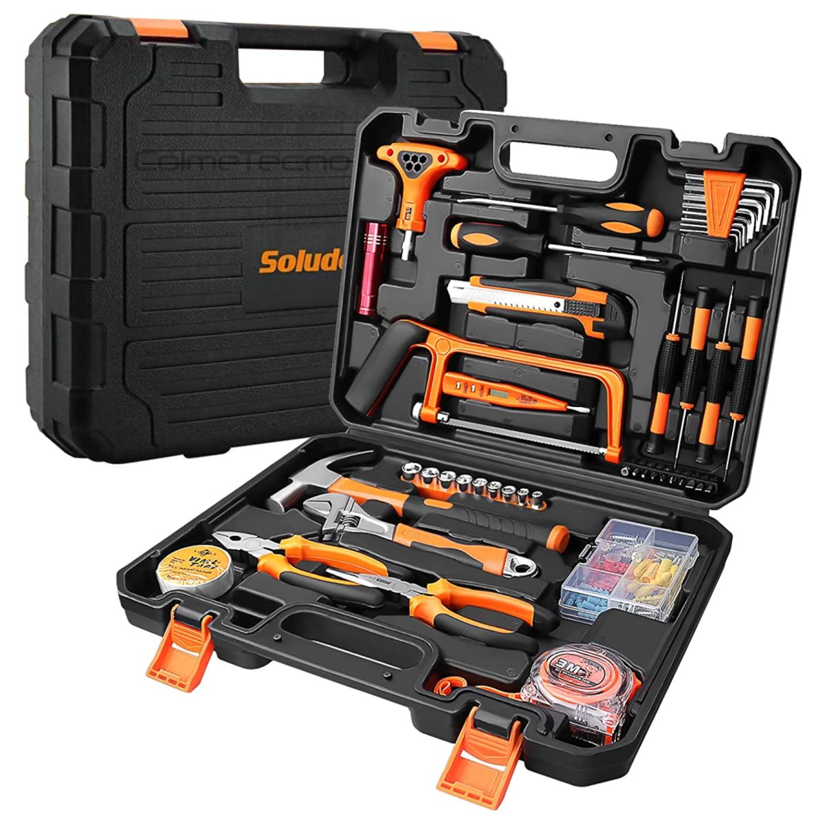 COLME TECHNOLOGY HOME - Juego De Herramientas Combinado Set 104 Piezas Caja Portátil