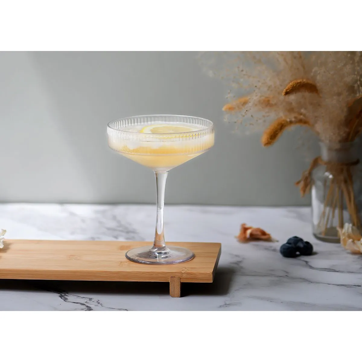 FOH - Copa Martini Gatsby™ de 7 oz - Paquete de 12 piezas Smoke