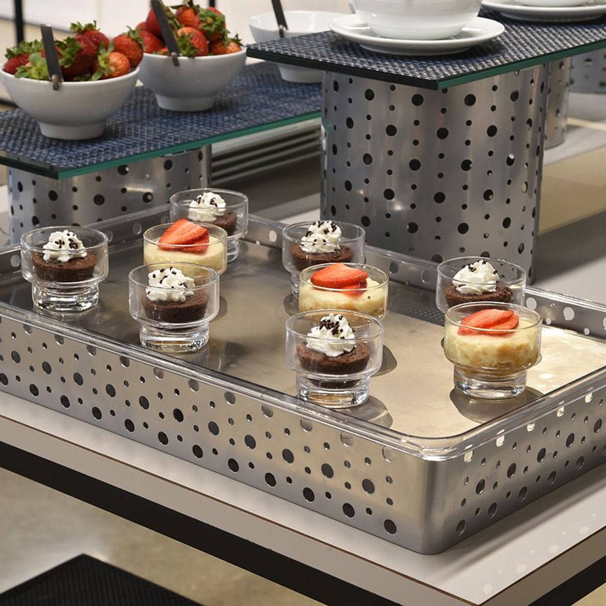 FOH - Muestra de Vaso de 4 oz Footed Sampler™ - Paquete de 12 pcs