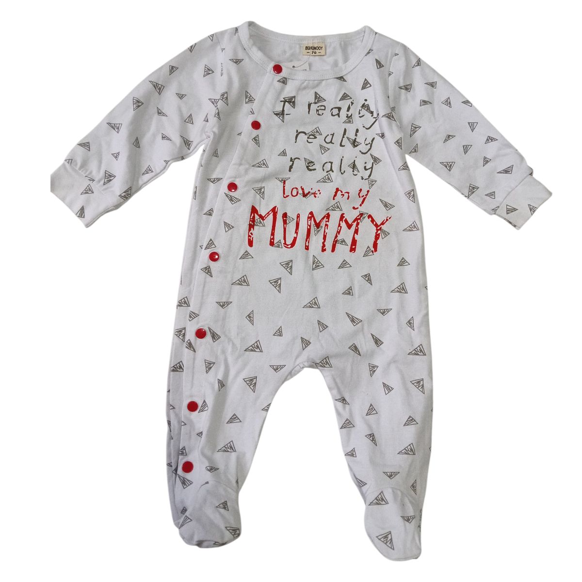 BABY MAS - PIJAMA  BEBE NIÑA NIÑO TL 3 A 6 MESES