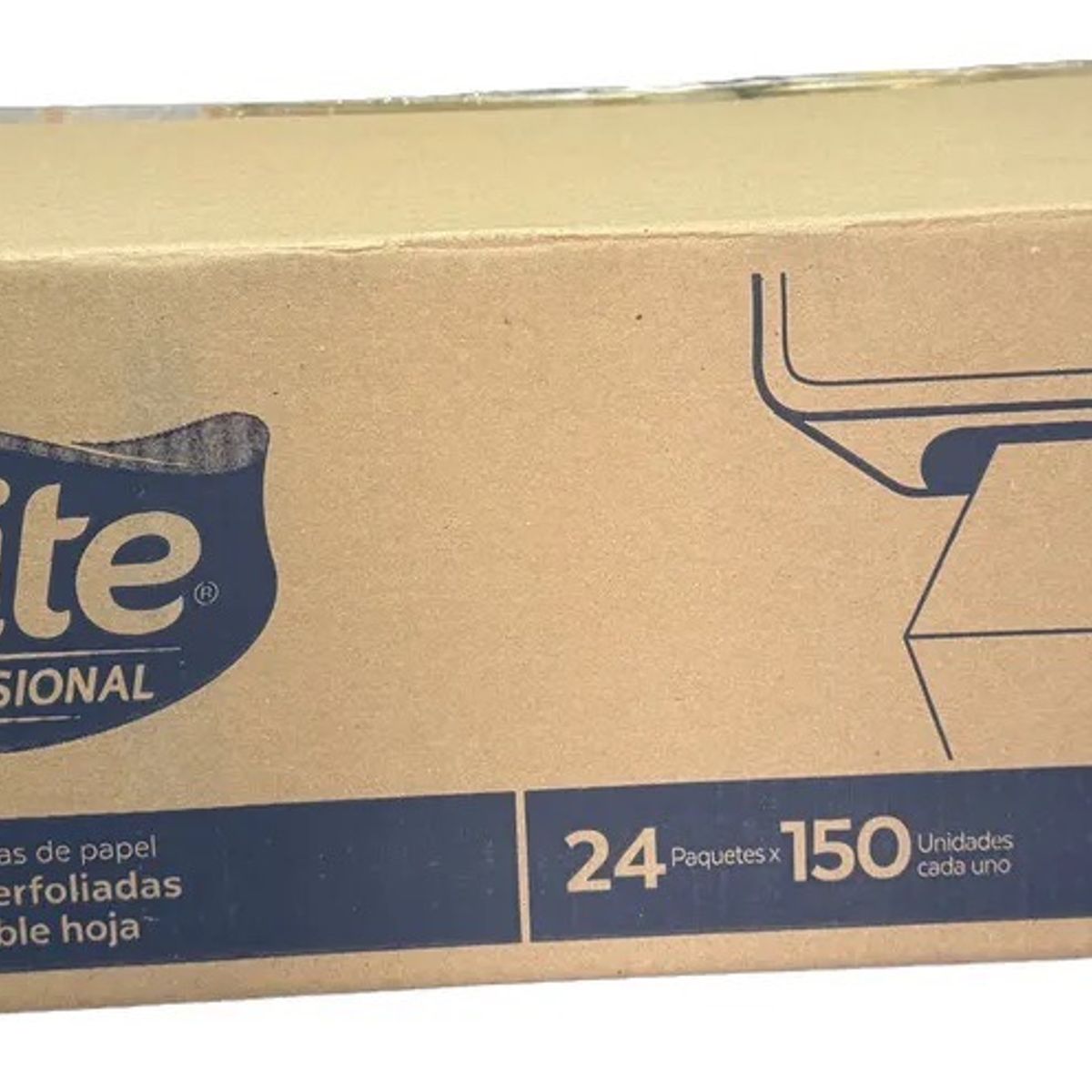 ELITE - Toalla Para Manos En Z - Caja 24 Paquetes De 150 Hojas Elite