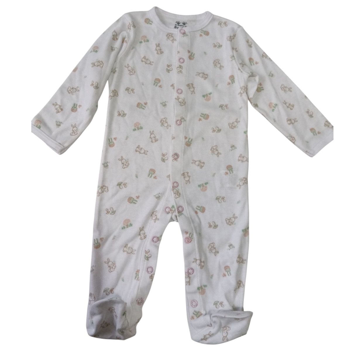 BABY MAS - PIJAMA MAMELUCO BEBE NIÑA  HORMA REDUCIDA