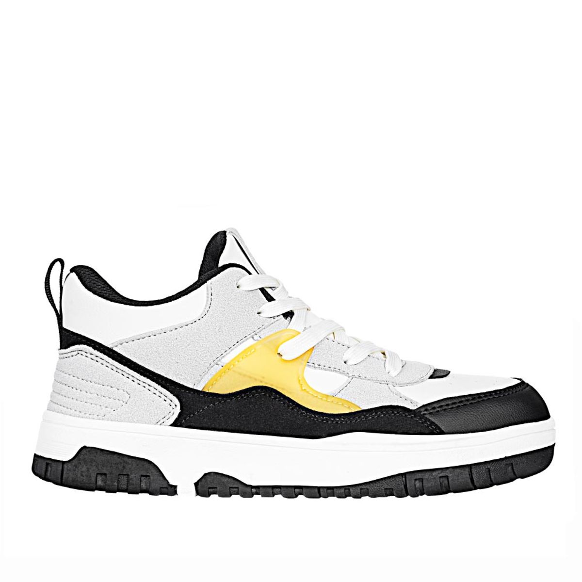 24 WALKS - Botabotin de niño 24 walks Blanco negro bota fuz bot 26-25-2 jun