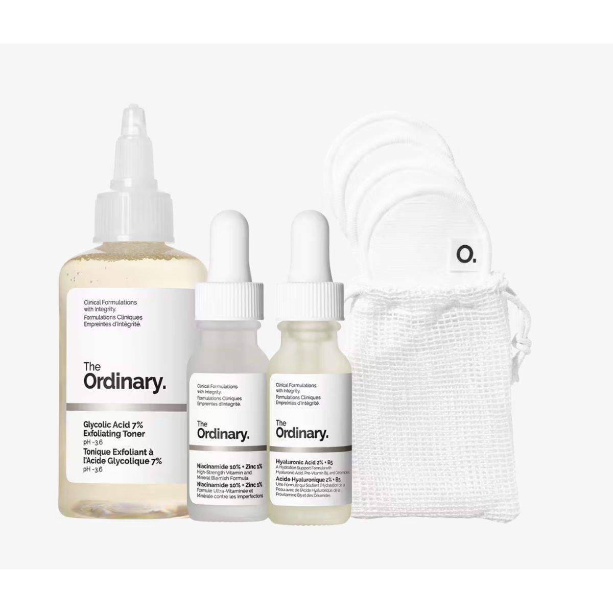 THE ORDINARY - The Ordinary Set Exfoliante Acido Glicólico Niacinamida Hialurónico