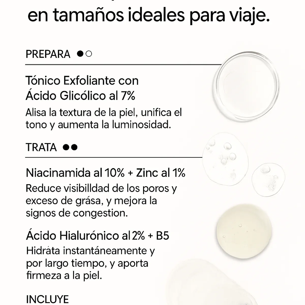 THE ORDINARY - The Ordinary Set Exfoliante Acido Glicólico Niacinamida Hialurónico