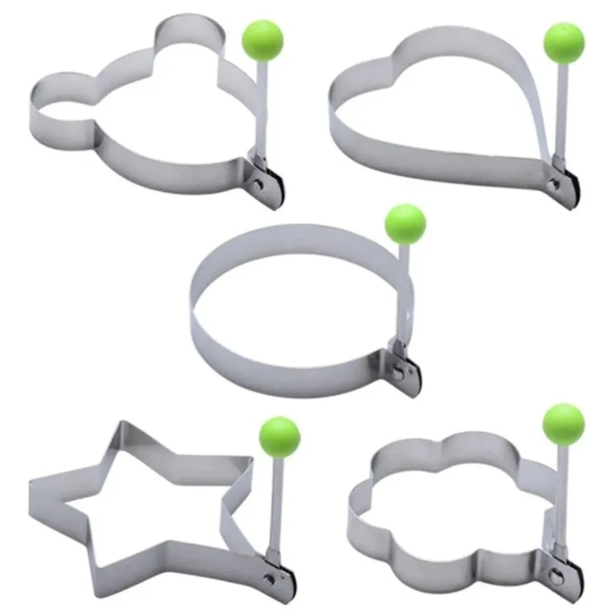 ALUHOGAR - Moldes para pancakes aluminio x5