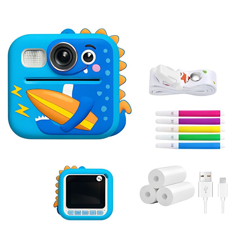 GENERICO - Cámara Instantánea Para Niños Con Flash Video Fotos 1080p