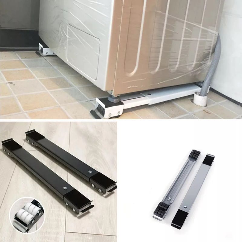 GENERICO - Soporte Ruedas Ajustables Para Lavadora Nevera Muebles