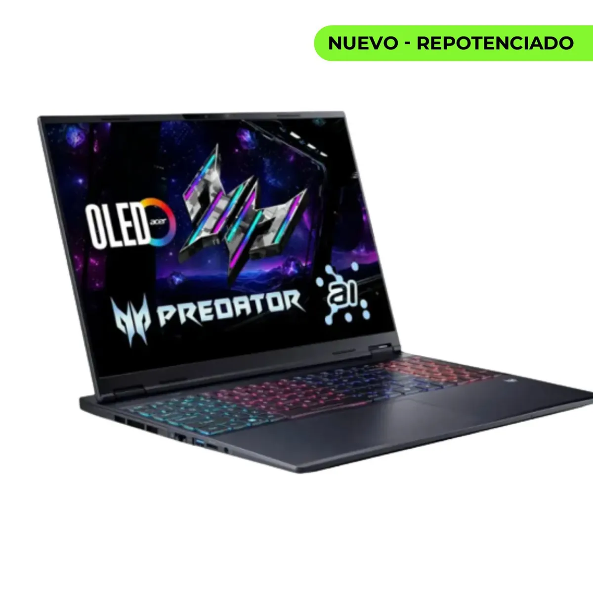 ACER - Portátil Acer Predator Helios Neo16s Ultra9 275HX 64GB 1TB RTX 5060 8GB Pantalla 16" Oled 240Hz