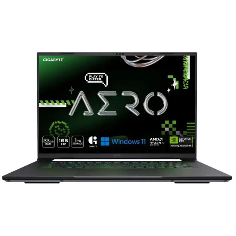 GIGABYTE - PORTATIL GAMER GIGABYTE AERO X16 - RYZEN AI 7 350 - 64 GB SSD -1TB RTX 5060 8GB