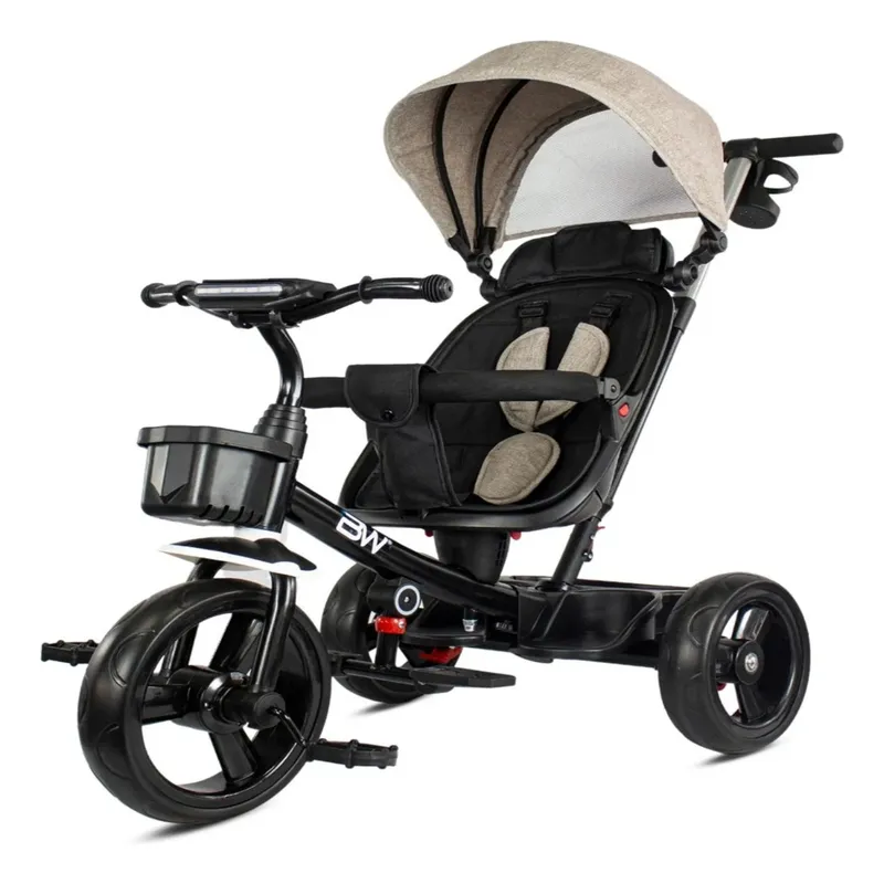 PRINSEL - Triciclo Paseador Asiento Giratorio Sun 360 Prinsel Beige