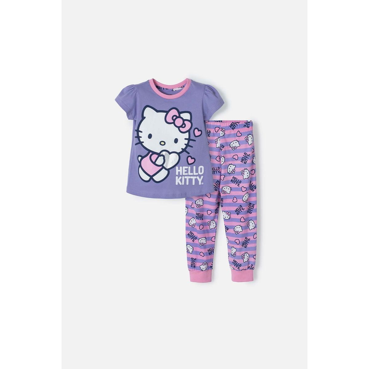 HELLO KITTY - Pijama Hello Kitty de pantalón largo para niña