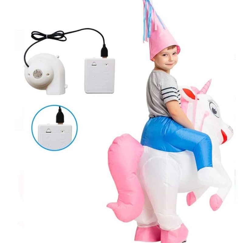GENERICO - Disfraz Inflable de Unicornio de Lujo