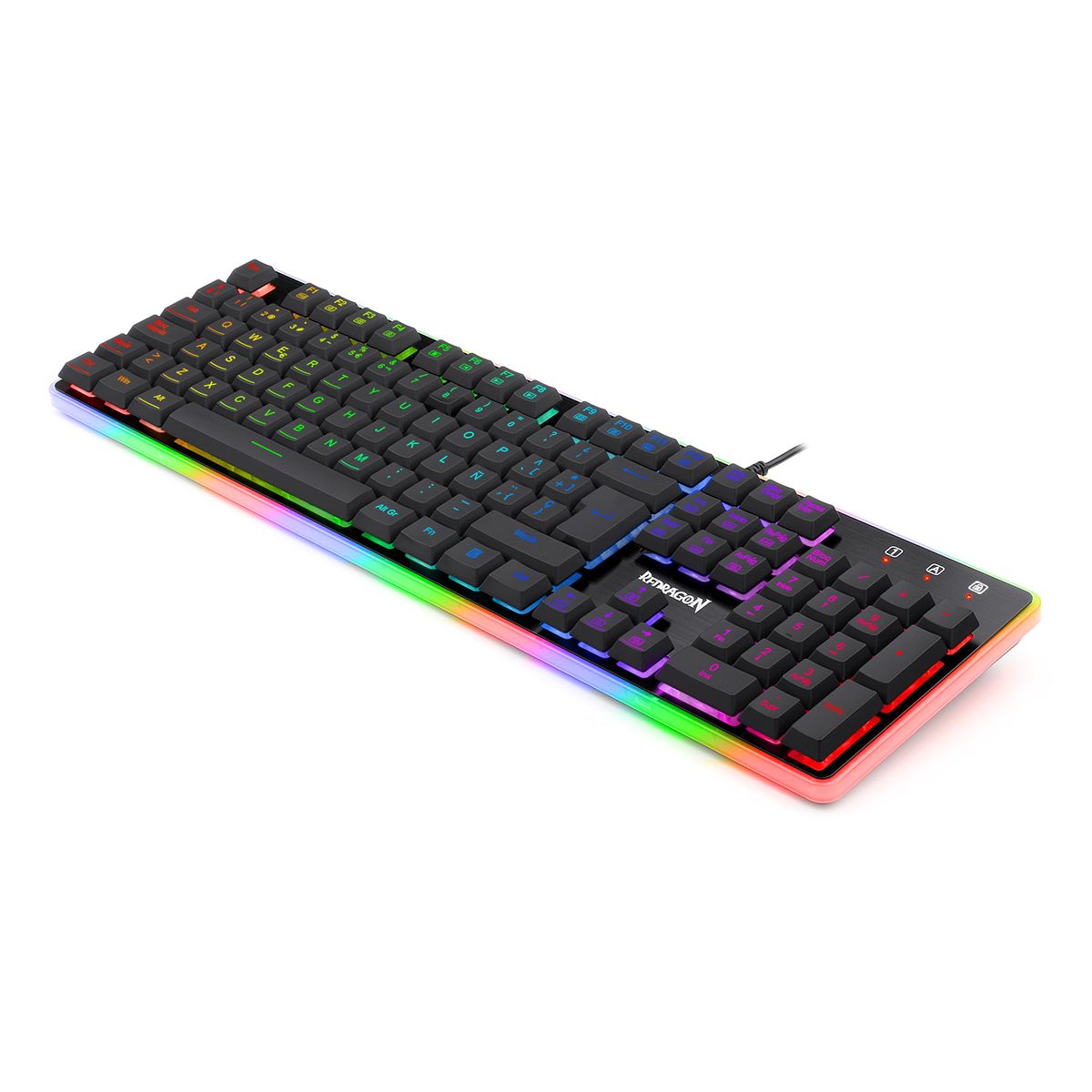 REDRAGON - Teclado Gamer Redragon Dyaus K509 Rgb Membrana español