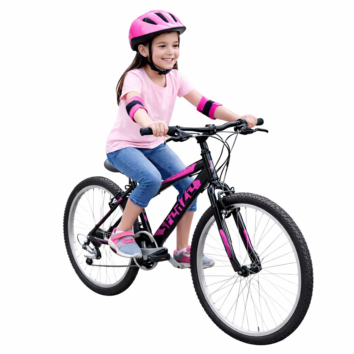 SFORZO - Bicicleta Niña Rin 24 En Aluminio 18 Cambios