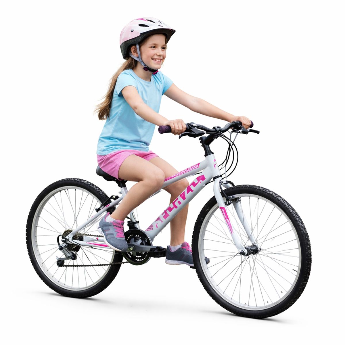 SFORZO - Bicicleta Niña Rin 24 En Aluminio 18 Cambios