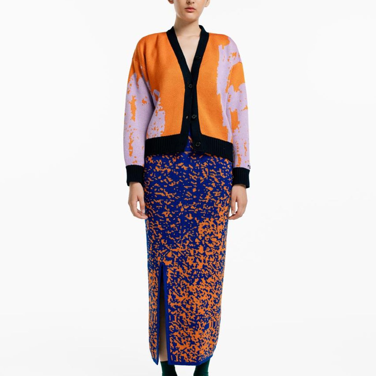 MAGLIONE - Falda Pixel Mujer