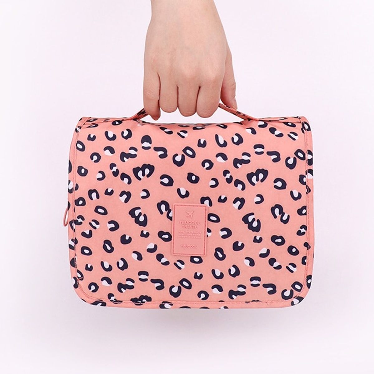 GENERICO - Organizador Cosmetiquera Bolso Maquillaje Neceser Viaje Color terracota