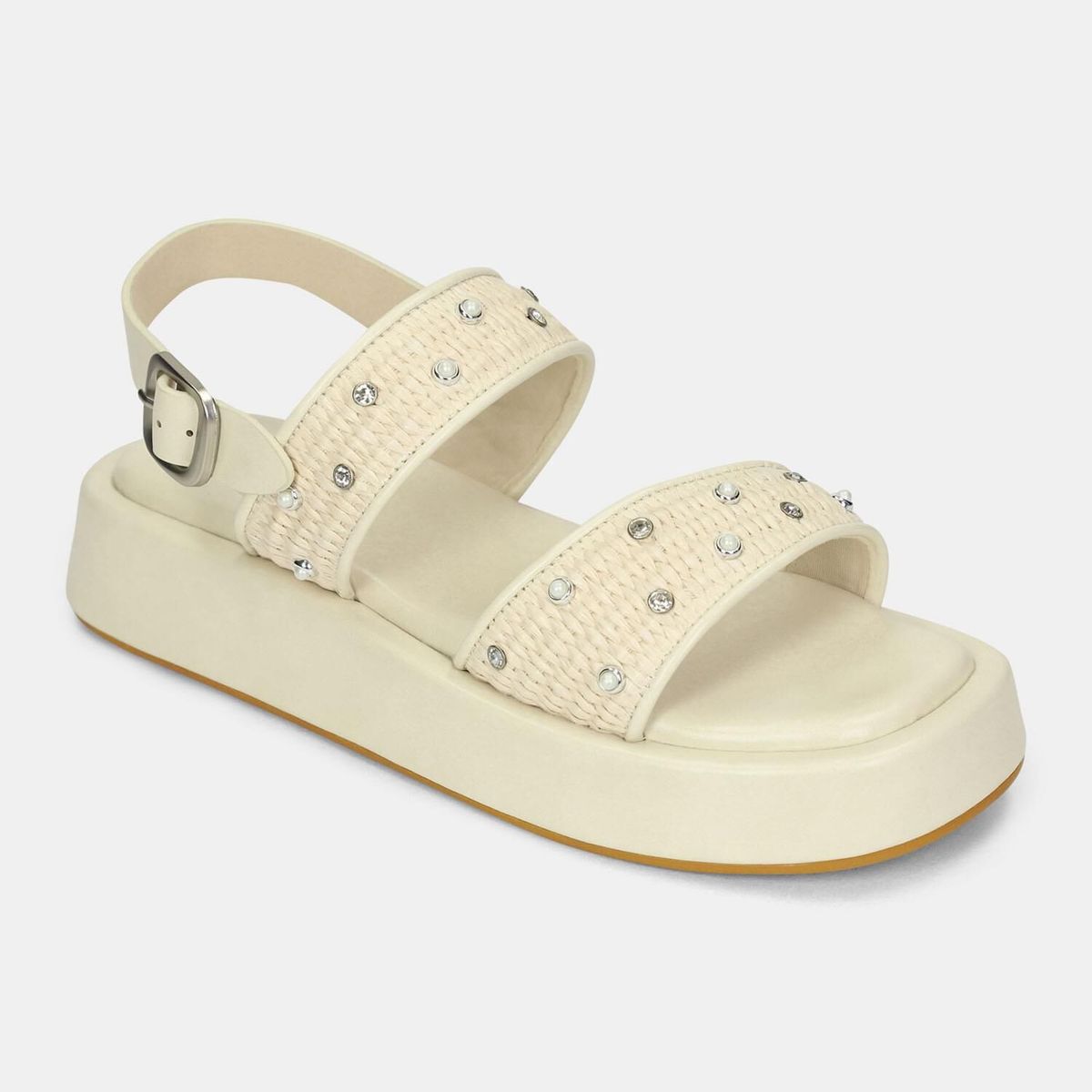 BATA - Sandalias Para Mujer Bata Beige Liam Calisto
