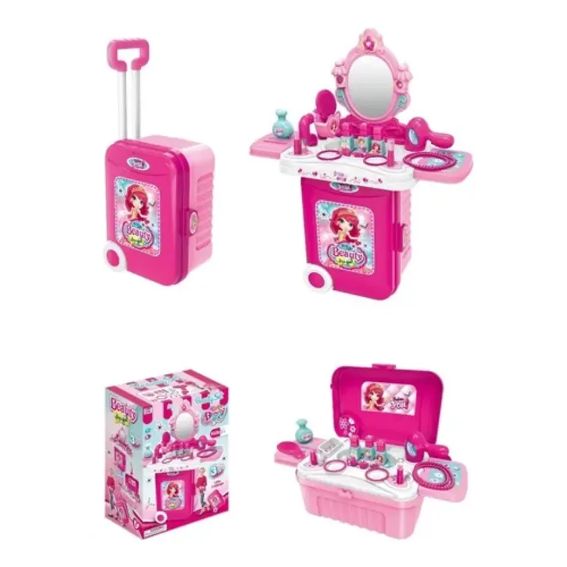 GENERICO - Set De Tocador Didactico Portatil Para Niñas Tipo Maleta