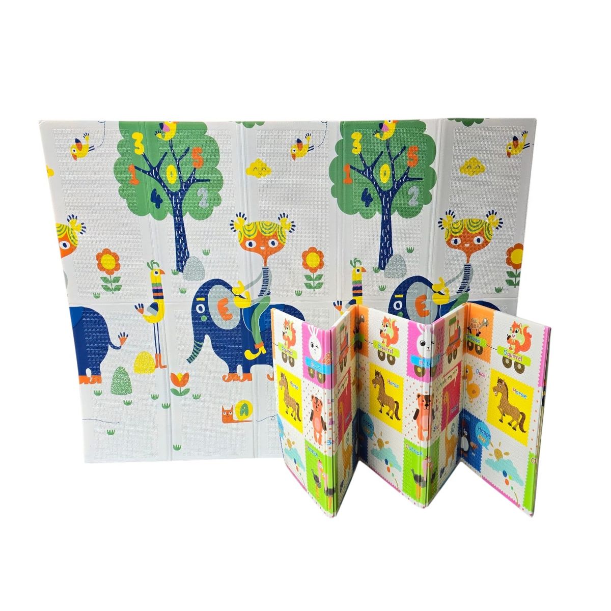 GENERAL - Tapete Niños Doble Faz Interactivo 1.96cm x 1.48 cm Elefante