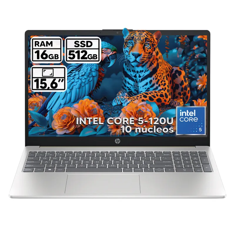 HP - PORTÁTIL HP INTEL CORE 5-120U 16GB RAM 512GB SSD PANTALLA 156 FHD