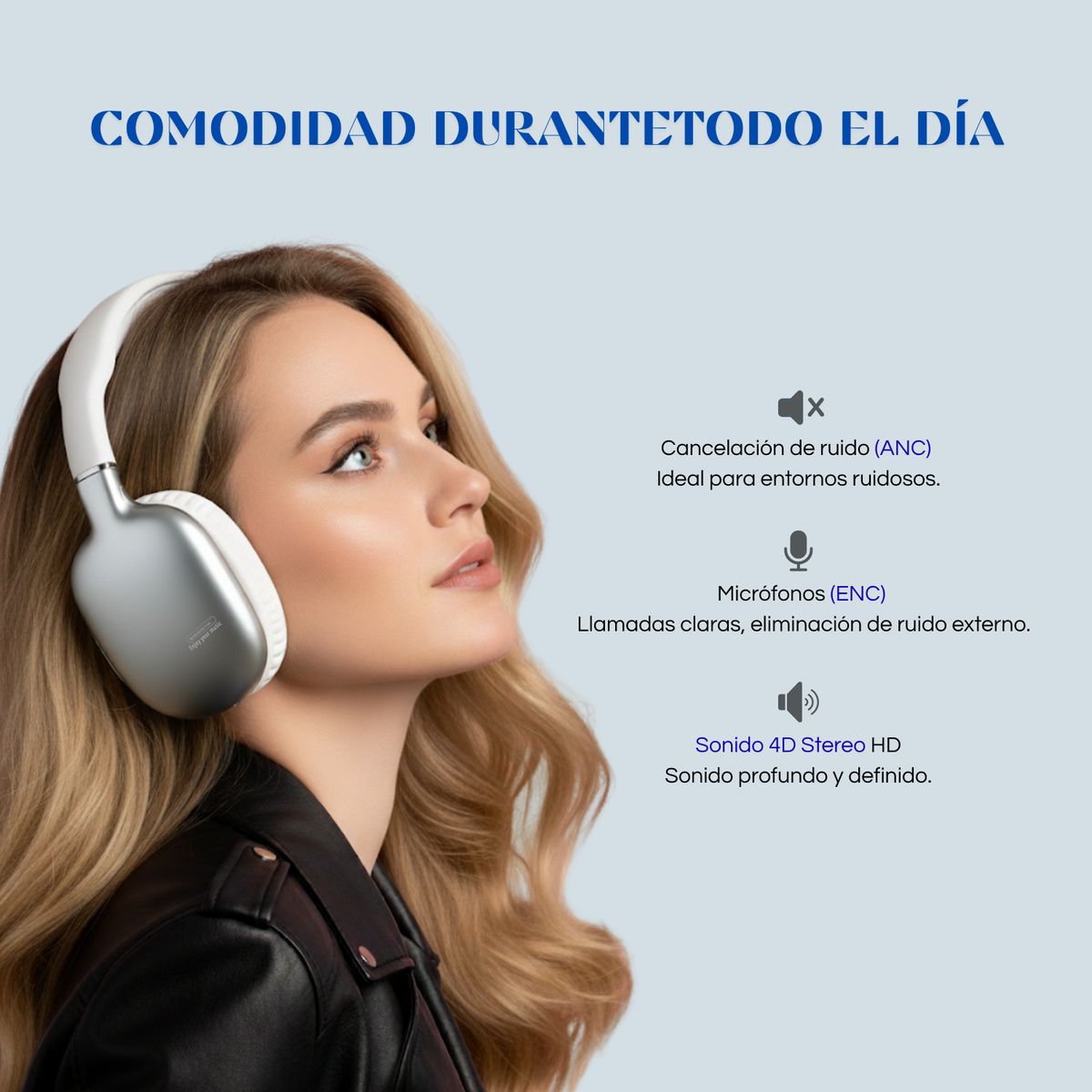 TECH - Audífonos Inalámbricos Somostel Bluetooth Auriculares Sonido