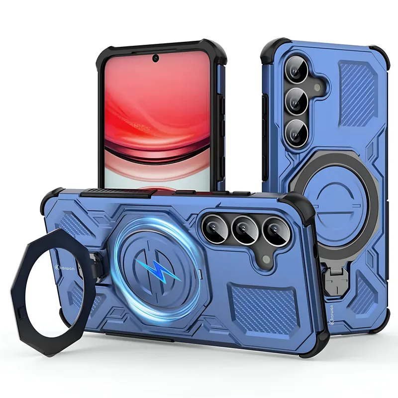 GENERICO - Armadura Estuche Case Compatible Con Samsung S25 FE Azul