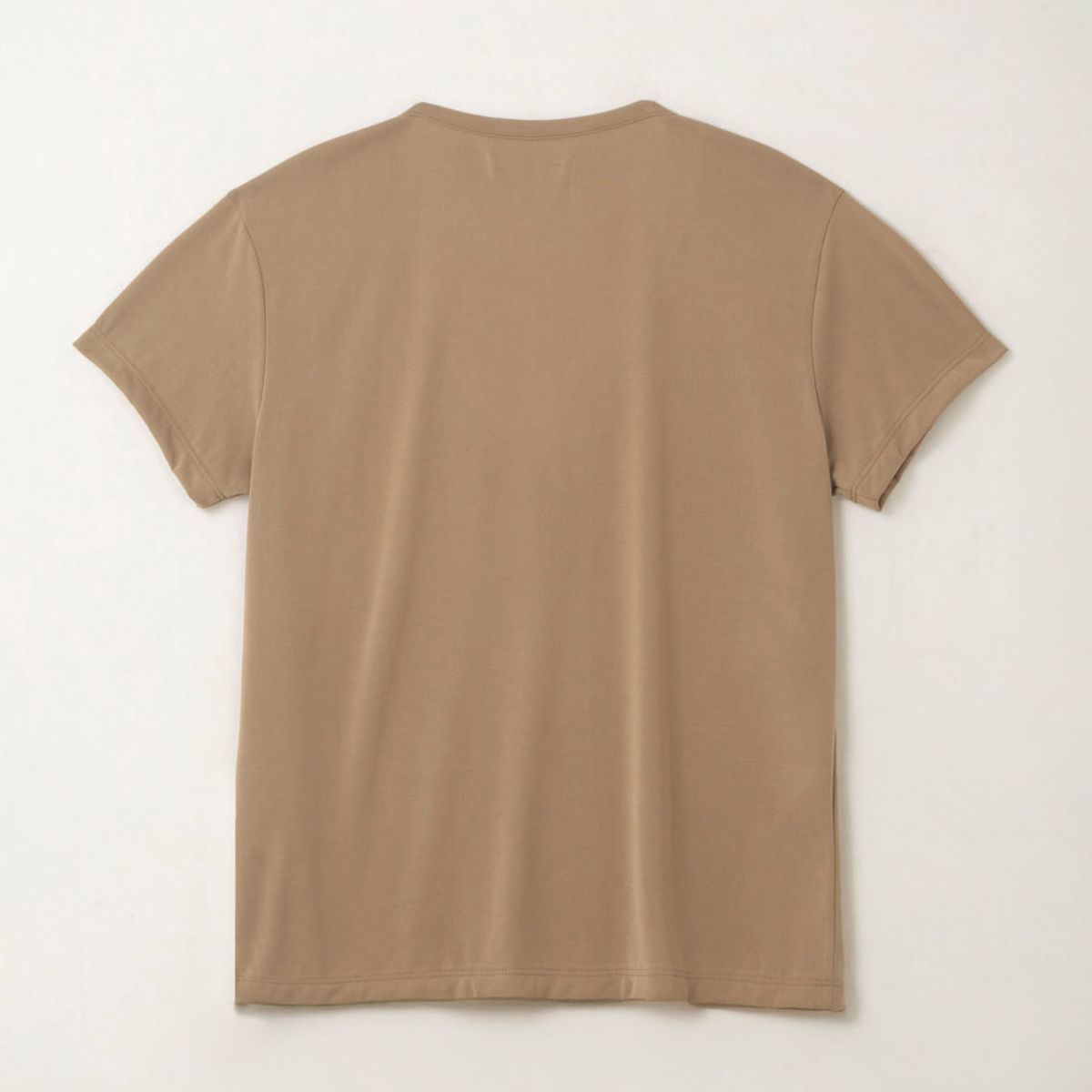 TENNIS - Camiseta con cuello en V café para mujer