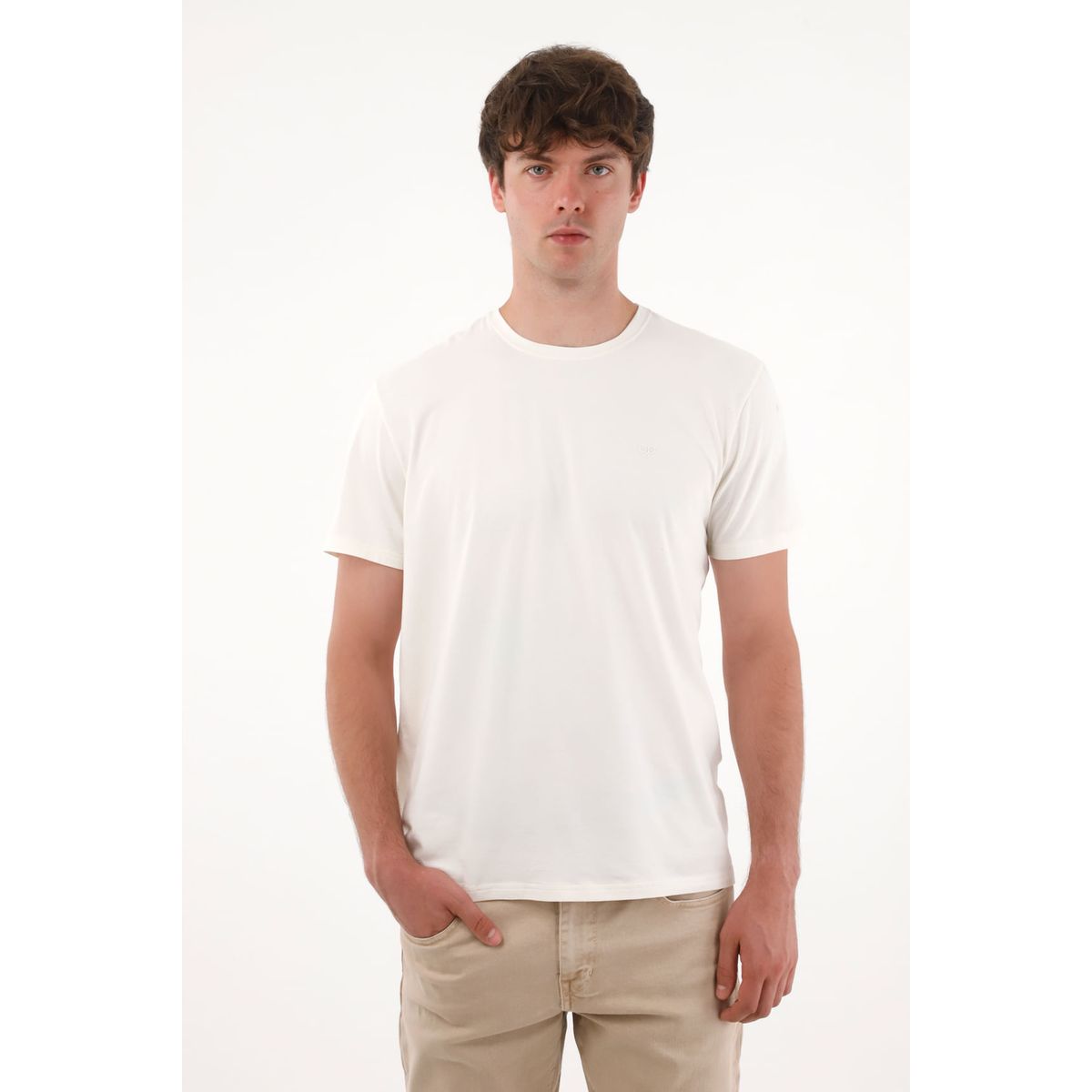 TENNIS - Camiseta con raqueta estampada crudo para hombre