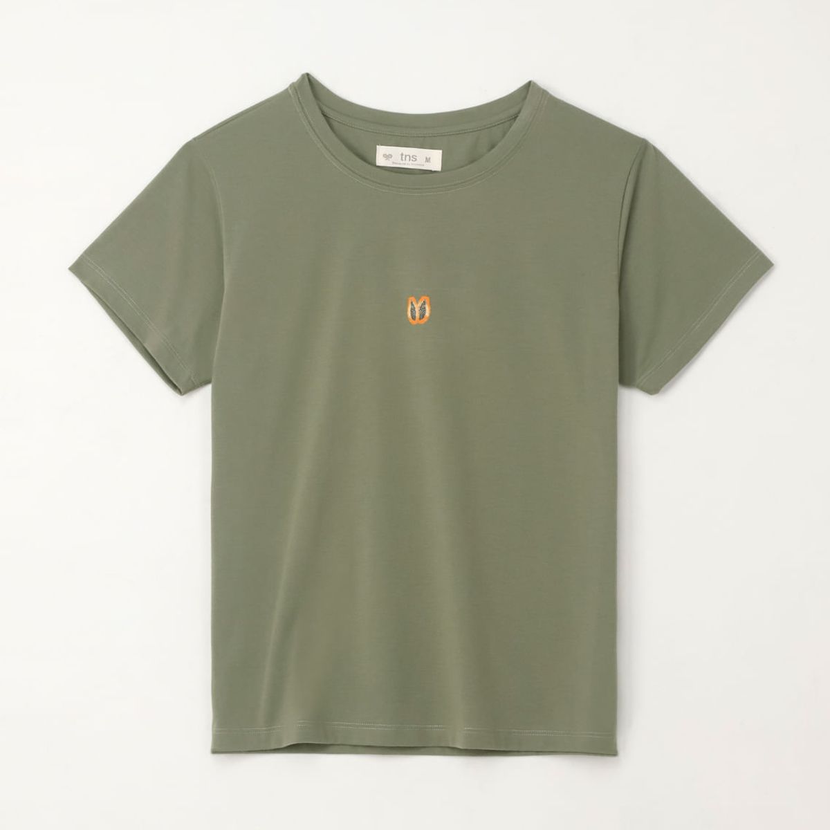 TENNIS - Camiseta básica estampada verde para mujer