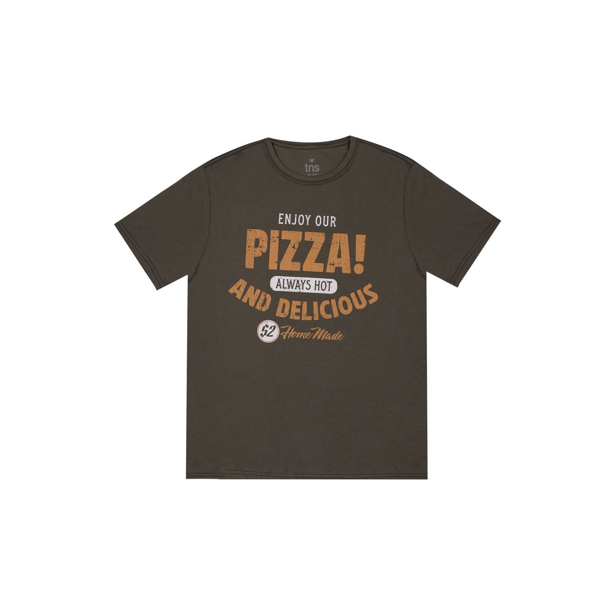 TENNIS - Camiseta con estampado frontal verde para hombre