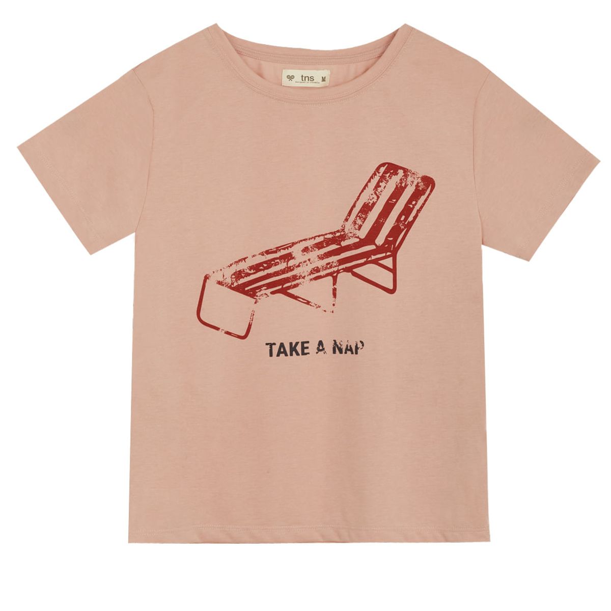 TENNIS - Camiseta rosada con estampado para mujer