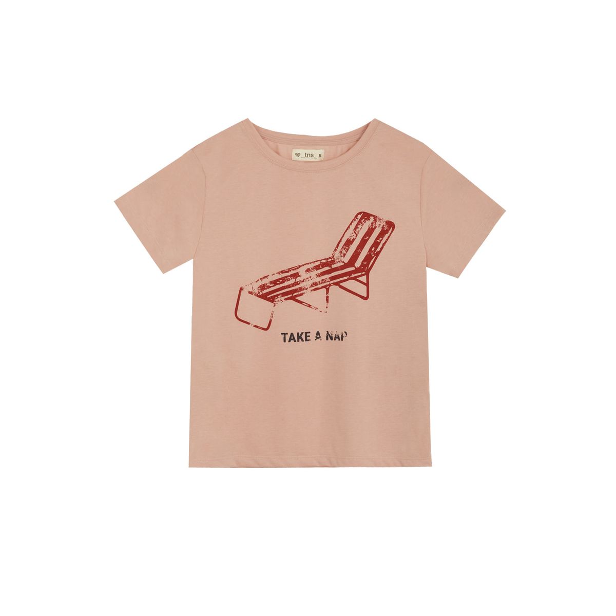 TENNIS - Camiseta rosada con estampado para mujer