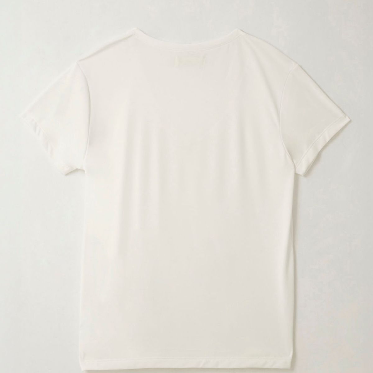 TENNIS - Camiseta con cuello en V cruda para mujer